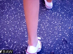 18, アナル, お尻, アスtoマウス, ブロンド, チン, 目瞪口呆, 馬乗り