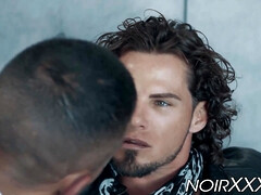 アナル, デカチン, チン, ゲイ, ハードコア, キス, コキ, タトゥー