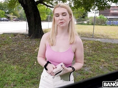 Amateur, Rubia, Al aire libre, Sexo soft, Adolescente