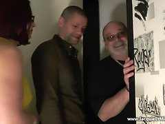 Anal, Femme couguar, Queue, Français, Groupe, Orgie, Petite femme, Jouets