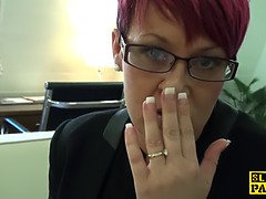 エロ熟女, 淫乱熟女, オマンコ, 現実, 赤毛, ストッキング
