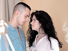 Teen's sweet pussy welcomes his cock