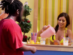 アメリカ人, お尻, ビキニ, チン, ラティーナ, ピアス, タトゥー