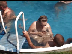 Orgy in the pool with sluts Uma and Lilith Virago