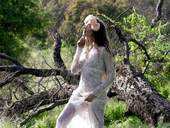 Elena Koshka Mesmerizes with Wild Outdoor Brunette Solo Passion