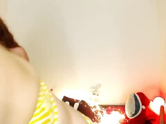 Lieveling, Grote kont, Blond, Rondborstig, Lesbisch, Monster, Tieten likken, Webcamera