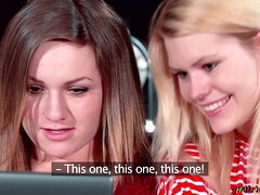 Randy lesbos breathtaking porn video