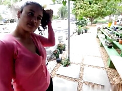 Amateur, Beauté, Sucer une bite, Queue, Interracial, Monstre, Seins naturels, De plein air