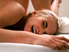 Penetracion con dedos, Masaje, Aceite, Perforación, Coño, Ruso, Tetas, Mojado