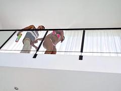 美女, デカパイ, ブロンド, イく瞬間, ジム, ハードコア, ラティーナ, 淫乱熟女