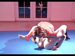 Hot Oil Lesbian Sex Fight - Amirah Adara vs Veronica Leal