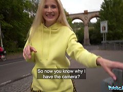 Blondine, Blasen, Spermaladung, Hd, Monster, Pov, Öffentlich, Schreiend
