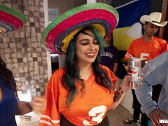 Schwarz, Blasen, Hochschule, Aufs gesicht abspritzen, Lecken, Piercing, Student, Tätowierung