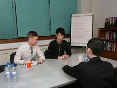 Young twinks turn job interview into something more intimate