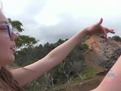 Amateur, Bikini, Sucer une bite, Petite amie, Lunettes, Nue, Chatte, Fumer