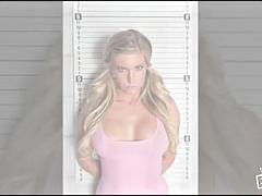 Tussi, Grosser schwanz, Grosse titten, Blondine, Blasen, Hardcore, Lecken, Titten