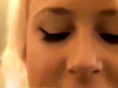 Grosse titten, Blondine, Blasen, Besamung, Kehlenfick, Deutsch, Hd, Titten