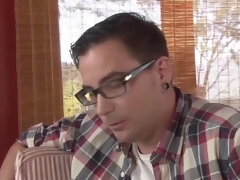 Enthousiasteling, Kont, Grote mammen, Bruinharig, Gek, Sperma, Sperma shot, Erotisch