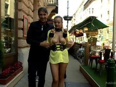 Anal, Blonde, Sucer une bite, Femelle, Humiliation, Punition, Esclave, Voyeur