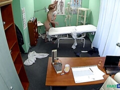 Leie, Blasen, Arzt, Hundestellung, Lecken, Büro, Muschi, Uniform