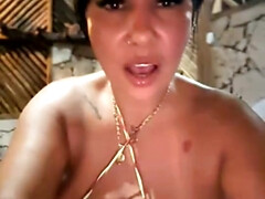 Busty mommy hot solo thrilling video