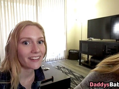 Blonde, Gorge profonde, Hd, Masturbation, Suçant, Tabou, Adolescente, Plan cul à trois