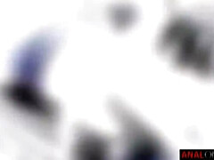 アナル, アスtoマウス, デカチン, 黒人, フェラチオ, イく瞬間, ガリガリ, オッパイの