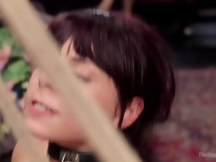 Анальный секс, Садо мазо, Женщины, Унижение, Наказание, Жесткий секс, Рабыни, Втроем