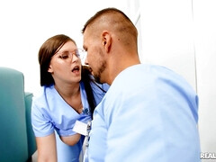 Nursing That Pussy of sexy nurse babe in uniform Taylee Wood - medical fetish