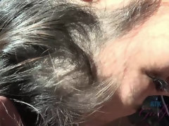 Amateur, Plage, Sucer une bite, Doigter, Orgasme, De plein air, Public, Fumer