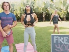 デカ尻, デカチン, デカパイ, 茶髪の, 巨乳な, イマラチオ, ハードコア, Hd