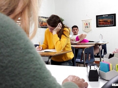 18 jahre, Blondine, Blasen, Brille, Schulmädchen, Jungendliche (18+)