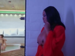 Erstaunlich, Tussi, Verrückt, Fingern, Interrassisch, Lecken, Nackt, Muschi