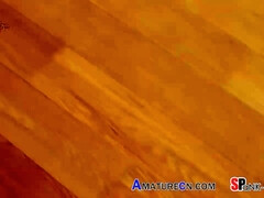 Enthousiasteling, Aziatisch, Grote mammen, Huisgemaakt, Japaans, Straf, Billekoek, Tiener