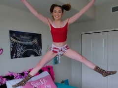 お尻, ブロンド, フェラチオ, バック, キス, 剃毛, ティーン, オッパイの