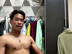 Asiatique, Homosexuelle, Masturbation, Solo