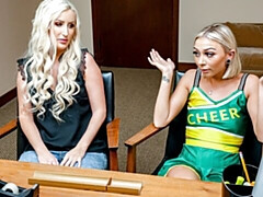 Playful Chloe Temple and Tiffani Madison - threesome trailer - Perv Principal