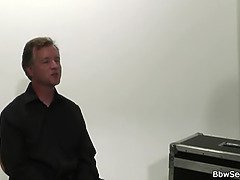 デカパイ, フェラチオ, ぽちゃ, エロ熟女, 異人種間, 熟年, 母, 天然