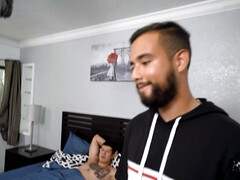 Grosse bite, Blonde, Éjaculer dans la bouche, Tir de sperme, Faciale, Pov