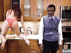 Culo grande, Negro, Mamada, Estilo perrito, Peludo, Interracial, Latina, Tetas naturales