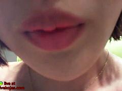 Любители, Азиатки, Большие сиськи, Кореянки, Мастурбация, Соло, Сиськи, Вебкамера