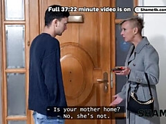 Blonde, Femme couguar, Couple, Tchèque, Européenne, Hd, Maman, Nue