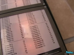 Enthousiasteling, Pijpbeurt, Hondjeshouding, Sperma in gezicht, Buiten, Gezichtspunt, Openbaar