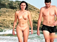 Grote mammen, Rondborstig, Compilatie, Lesbisch, Natuurlijke tieten, Nudist, Openbaar, Tieten likken