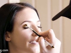 Gros seins, Doigter, Lesbienne, Lingerie, Réalité, Lécher le sphincter, Caoutchouc, Criant