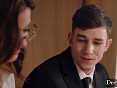 デカパイ, フェラチオ, ボンデージ, 茶髪の, 顔射, 馬乗り, オッパイの, 妻