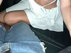 Большая жопа, Большой член, В машине, На публике