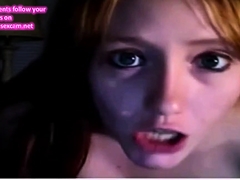 素人, オナニー, 赤毛, ティーン, ウェブカメラ