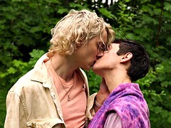 アナル, 舐める尻, カップル, はじめて, ゲイ, なめる, 魅力的, ティーン