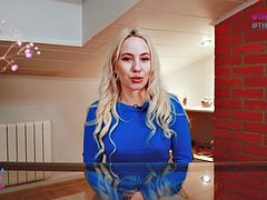 Tetas grandes, Rubia, Estrella porno, Público, Ruso, Estudiante, Adolescente, Tetas